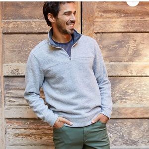 NWT Toad&Co Mennicott Quarter Zip Sweater